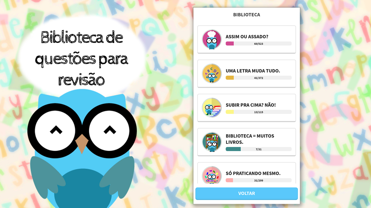 Biblioteca de questões